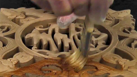 制造和铸造木胶饰面