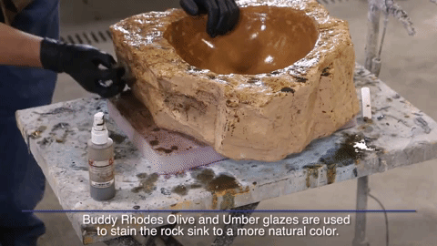 如何制作一个混凝土水槽的岩石模具