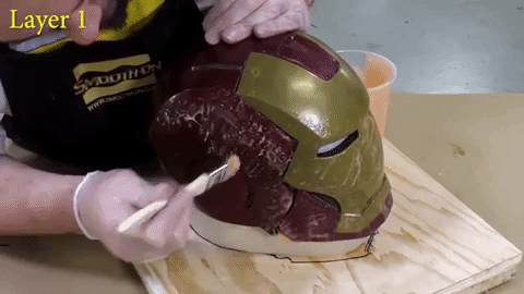 角色扮演教程：《钢铁侠头盔》  - 第1部分：如何制作硅胶手套模具