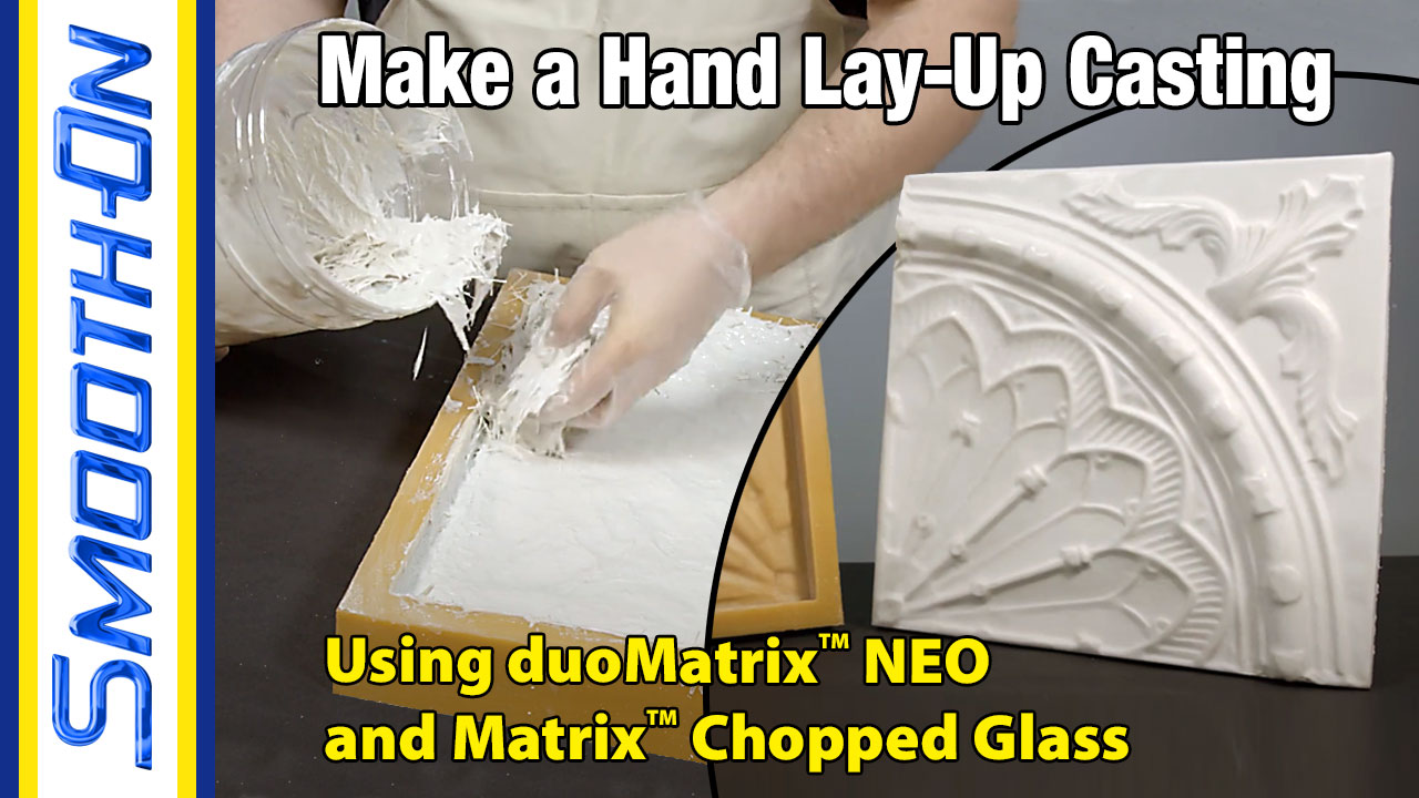 如何使用Duomatrix™Neo和Matrix™切碎的玻璃铺平浇注铸造